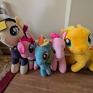 My Little Pony Pink and Blue Stuffed Animals